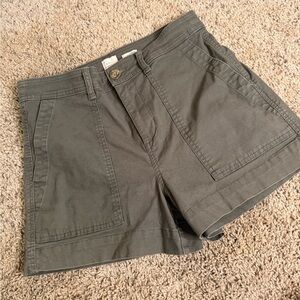a new day Women's Charcoal Cargo Shorts